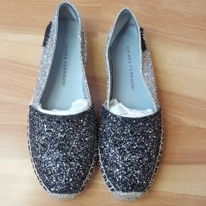 Chiara Ferragni Natalie Eye Glitter Espadrilles